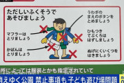 【悲報】日本の公園、ルールがあまりにも厳しすぎる