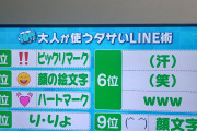 【画像】今の10代が選ぶクソダサいLINE術がコチラｗｗｗｗｗｗ