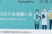 第6波拡大が想定上回り「PayPay」コロナ保険が値上げ、一気に3倍にｗｗｗｗ