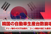 韓国の自動車産業がついに崩壊！　年400万台割れで10年ぶり最悪の数値に！　ゴーン被告の不法出国で印象さらに悪化！