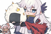 【FGO】種火が入ったおにぎりを持った雑賀 孫一ちゃん！！　種火おにぎりすこｗ
