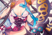 【FGO】水着の北斎ちゃんイラスト！！　周回で大活躍中の水着北斎ちゃん！