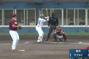 【ヤクルト対楽天練習試合】ヤクルト・村上、楽天・安樂から今季対外試合第1号となる同点ソロホームラン！！！！！