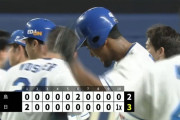 中日が延長10回にサヨナラ勝ち！広島を3タテ！最後はボスラーが決めた！！