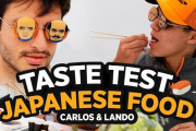 F1レーサーコンビが日本の食べ物あれこれにリアクション！2人のリアクションに海外大うけ！
