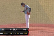 ロッテ二木康太(24) 17試合 110回 6勝7敗 奪三振率8.18 防御率3.60 WHIP1.13 ※8月10日試合前時点