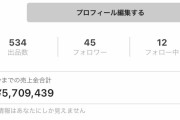 【画像】メルカリ転売屋５年目の俺くん、トータル売上額を公開ｗｗｗｗｗｗ