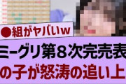 ミーグリ第８次完売表あの子が怒涛の追い上げ！【乃木坂工事中・乃木坂46・乃木坂配信中】