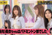 【乃木坂46】新内眞衣、バナナマンに謝罪「すみませんでした…」
