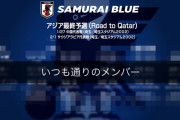 ◆代表小ネタ◆ひとめでわかる代表メンバー発表(´・ω・｀)