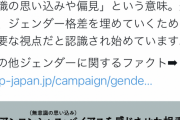 【画像】立憲公式Twitter「“性別に基づく偏見”を行っているのは主に男性です！反省して！」
