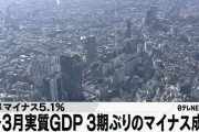 【GDP】またマイナス！アナリスト「経済が戻れば…」→戻ると思うか？