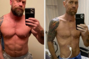 【画像】マッチョが新型コロナに感染し筋トレ6週間休んだ結果・・・