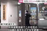住宅クローゼットで赤ちゃんの遺体を発見　16歳の高校生の少女を逮捕「自分で出産した」　愛知県安城市