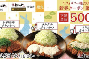 【朗報】松のやチキンカツ定食500円ｗｗｗｗｗｗｗ