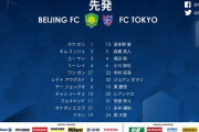◆ACL◆R16 北京国安×FC東京 FC東京左サイドをアウグストに蹂躙され失点後無抵抗で敗戦、北京がR8へ