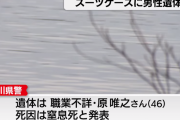 古参配信者の唯我さんと同姓同名同年齢の遺体がスーツケースから発見される