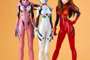 【画像あり】アスカ、綾波、マリのフィギュア、女性の持つしなやかなラインを再現　→