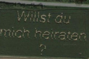 【ドイツ】グーグルマップにプロポーズの言葉が　描いた男性もびっくり　世界中にバレる