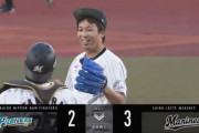 10月24日　ロッテ３－２日本ハム　先発石川が8回無失点の快投！最終回追い上げられるも無事逃げ切り連勝！マジック3！