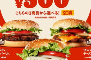 【超朗報】バーガーキング