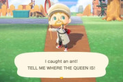 あつまれどうぶつの森で「アリ」を捕まえる方法