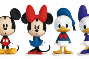 ディズニーのミッキーやドナルドたちが「きょとん顔」フィギュアになってガチャに登場！