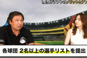 現役ドラフト実施確定！各球団2人以上出し、必ず1人獲得のルール