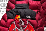 ノースフェイスとポケモンのコラボ、ダウンジャケット発売