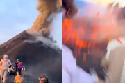 【動画】爆撃溶岩。フエゴ山で火山弾に襲われたハイカーたち(((ﾟДﾟ)))