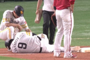 【悲報】ソフトバンク柳田にアクシデント　走塁中に脚を痛めたか