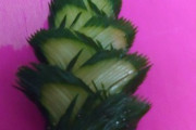 ワイのきゅうりの飾り切り松見てよ（※画像あり）