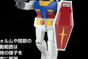 「リバイバル 1/144 ガンダム」可動範囲も当時のままなのか…