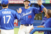 石川昂弥(7月)打率.484(リーグ1位)　本塁打3(リーグ1位)　OPS1.451(リーグ1位)