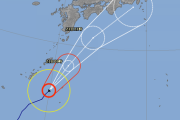 【悲報】台風20号さん、祝日となった火曜日に日本へ最接近