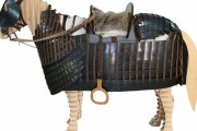 1600年前の新羅の将軍の軍馬はポニーだった？…重さ36キロの鉄の鎧に将帥まで乗せて疾駆！