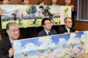 羽生結弦も登場する、ツール・ド・東北とコラボした「弱虫ペダル」ポスター、 コース６市町に贈られる！