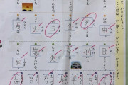 【画像】小学生「漢字簡単だよ！テストでも全部書けた！」教師「そっか、じゃあ社会勉強しましょうかｗｗ」