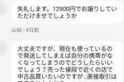 【悲報】メルカリ出品者さん、取引に使ってるスマホを出品してしまいメルカリが使えず取引できない模様・・・・