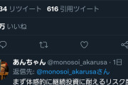 【悲報】Twitter民「庶民の投資は無意味」👈30万いいね