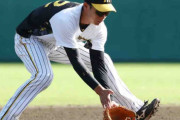 【阪神】守備に「没頭」山田脩也が輝グラブで特守「常に芯で捕ること意識」佐藤輝と110本ノック