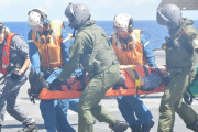 韓国海軍艦艇で発生した傷病者を、海自艦艇に後送し日米医療チームで処置…日米韓共同訓練！