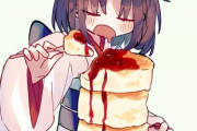 【FGO】パンケーキ食べる着物式さんイラスト！！　パンケーキおいしそうです！