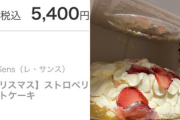 【画像】高島屋のクリスマスケーキ(5400円)がこちらｗｗｗｗｗｗｗｗｗｗｗｗ