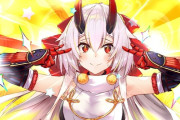 【FGO】ダブルピースする巴さんイラスト！！　巴さん可愛すぎる！！