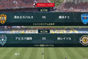 ◆Ｊ１◆13節 14時KO 清水先制も手塚のFKで横浜FCが追いつきドロー、福岡志知の先制Gを守りきり4連勝で6位浮上