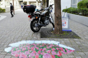 歩道に「トリックアート」で放置自転車減った…人間の心理を利用、考案は小学生