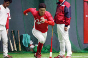 カープ25ｍ走トップは大盛！2位中村奨成、3位曽根
