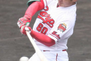 カープドラ4田村が紅白戦でフェン直2塁打！宇草3塁打2本＆2打点！大盛1号！外野手がアピール合戦！【白2-3紅】