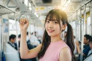 【地獄】満員電車でおっさんの腋臭を周囲にお届け。腋だけ冷やす扇風機。ワキひえ～る登場